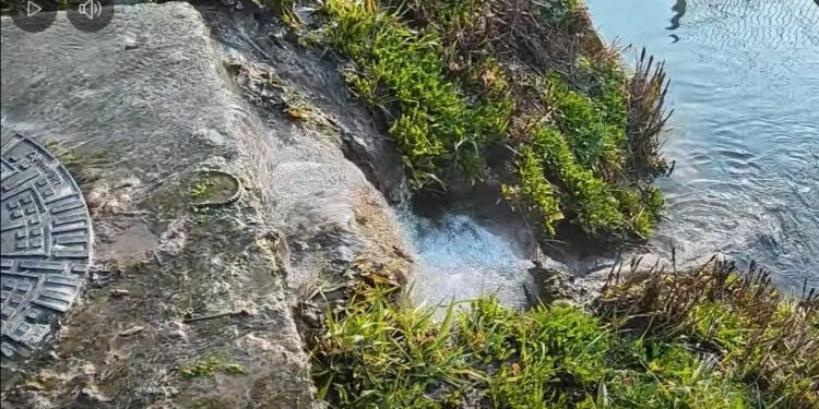 Canalizarea de milioane de euro s-a spart, iar fecalele curg râuri prin comună