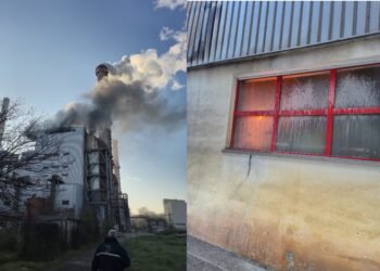 Posibil incendiu la Termocentrala Rovinari, în prima zi de Paște – foto