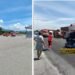 Gorj: Motociclist lovit de mașină. A fost cerut elicopter SMURD