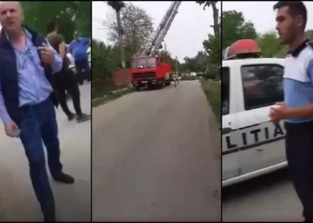Localnic bătut de viceprimar, de față cu polițistul