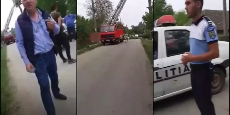 Localnic bătut de viceprimar, de față cu polițistul