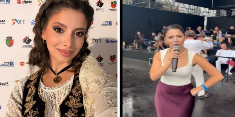 „Sunt doar un copil din Rovinari”. Larisa Cârlugea, pe scena Festivalului „Mamaia”, răspunde celor care au întrebat de ce nu a purtat costumul popular la repetiții