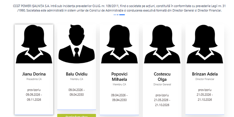 Cât câștigă lunar șefii firmelor înființate de CE Oltenia. Azi – CCGT Power Ișalnița