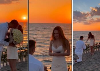Pavlo Isenko, romantic, pe malul mării. Sofia a spus DA