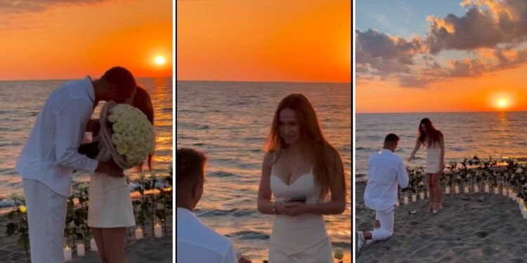 Pavlo Isenko, romantic, pe malul mării. Sofia a spus DA