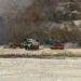 Excavatorist lovit de o volă care mergea cu spatele