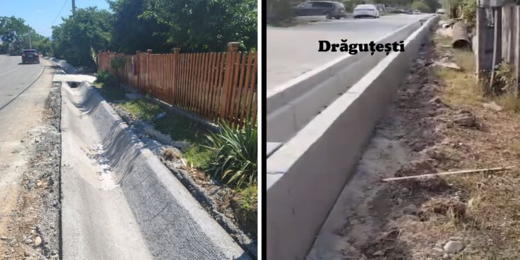 „Ne-au ridicat drumul cu 70 de centimetri și nu mai putem intra în curți!” Revoltă în Gorj. Localnicii cer intervenția ISC și acuză o proiectare ruptă de realitate