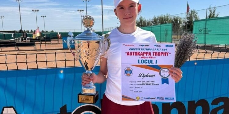 Victorie spectaculoasă pentru Maria Iacob Ridzi! Sportiva din Petroșani a cucerit Trofeul Autokappa fără să piardă vreun set