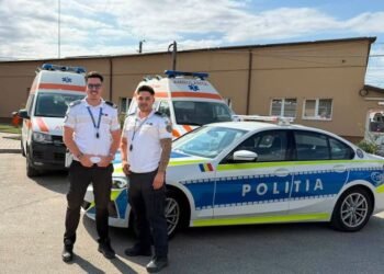 Șoferiță dusă la spital de polițiști, după ce i s-a făcut rău la volan, în Dolj
