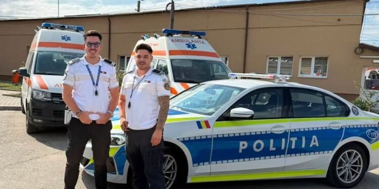 Șoferiță dusă la spital de polițiști, după ce i s-a făcut rău la volan, în Dolj
