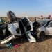 Șase oameni răniți după un impact violent la Băilești! O victimă, scoasă dintre fiare de pompieri