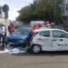 Impact violent în Craiova! Două mașini s-au izbit și au fost aruncate într-un al treilea autoturism