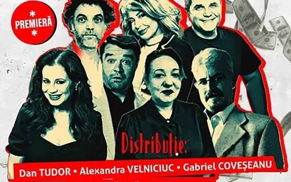 „Morți după bani”, comedie savuroasă la Filarmonica Oltenia din Craiova
