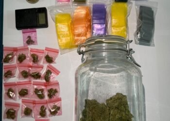 Droguri vândute cu 300 de lei doza, în Craiova! Tânăr de 28 de ani, prins cu zeci de punguțe de canabis