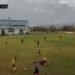 Scene șocante pe un teren de fotbal din Gorj. Jucător dus la spital!