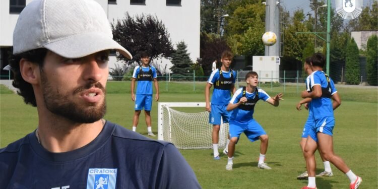 Antrenorul portughez de la Academia Universitatea Craiova, impresionat de tinerii fotbaliști: „Am găsit jucători cu mult talent aici”